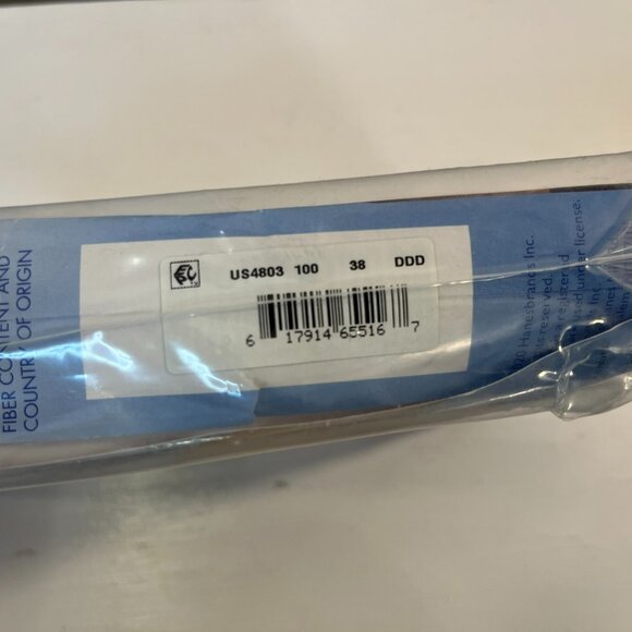 Playtex Women's 4803 18 Hour Silky soft Smoothing Wirefree Bra Size 38DDD - NWT - Picture 4 of 4